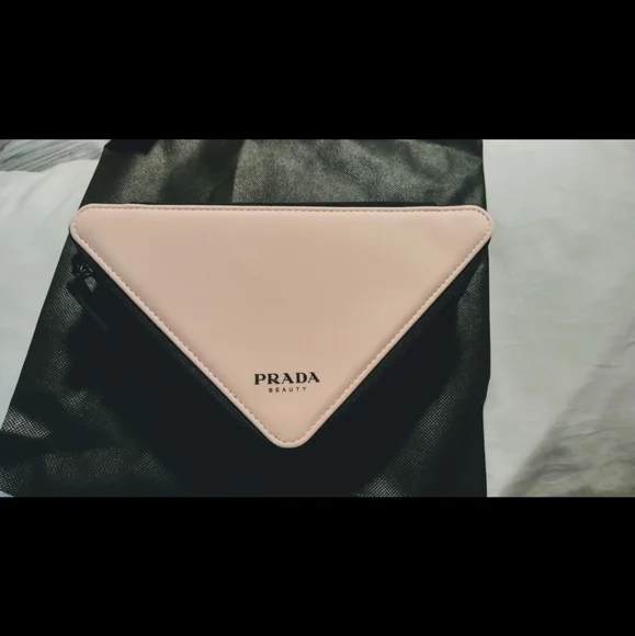🆕 Prada Triangle Beauty Pouch w/dust bag - Picture 5 of 7